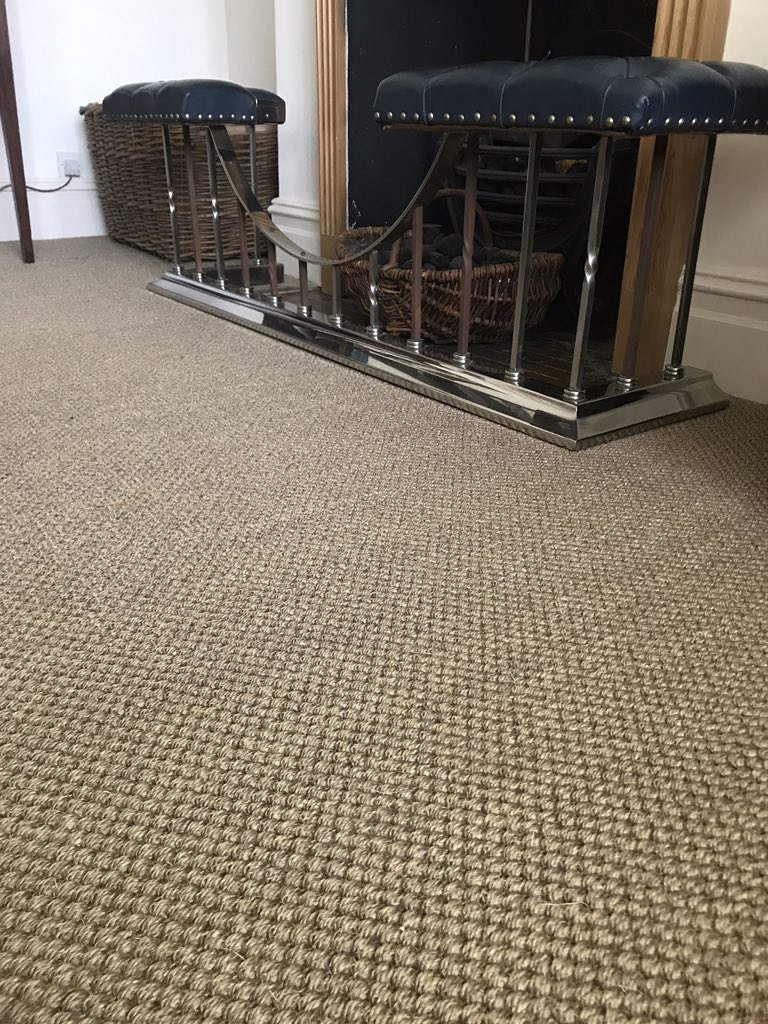 Crucial Trading Sisal Oriental in antique gold installed by Flooring 4 You Ltd in Altrincham